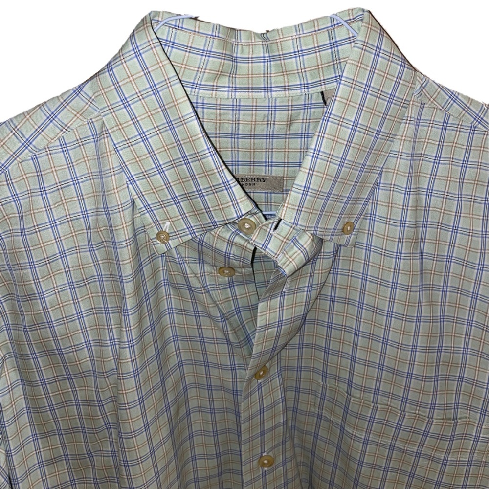 Burberry london men’s button down shirt L